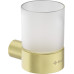 Стакан Deante Round для зубної щітки, підвісний, брашоване золото