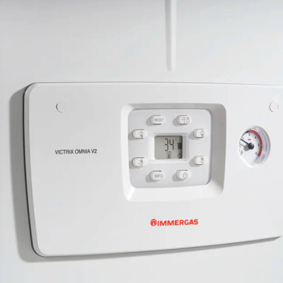 Котел газовий Immergas Victrix OMNIA 25 V2 R конденсаційний двоконтурний 20/26 кВт Котел газовий Immergas Victrix OMNIA 25 V2 R конденсаційний двоконтурний 20/26 кВт