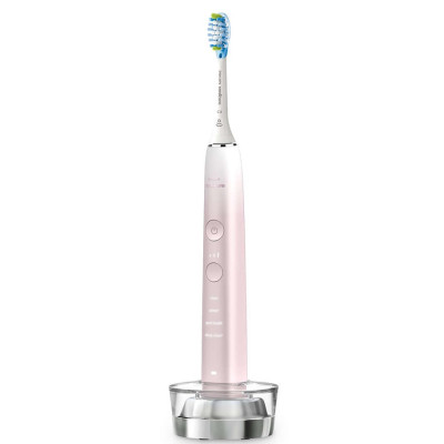Щітка зубна електр. Philips, Sonicare DiamondClean Prestige 9900, 62т. колив/хв, насадок-1, SenseIQ, зарядний чохол, рожевий Щітка зубна електр. Philips, Sonicare DiamondClean Prestige 9900, 62т. колив/хв, насадок-1, SenseIQ, зарядний чохол, рожевий