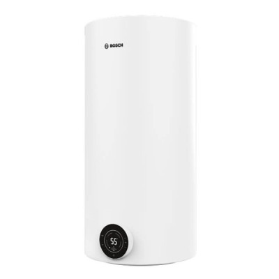 Водонагрівач електр. BOSCH круглий Tronic 4000T, 100л, 2кВт, сухий тен, вертикальний монтаж, електр. кер-ння, B, білий Водонагрівач електр. BOSCH круглий Tronic 4000T, 100л, 2кВт, сухий тен, вертикальний монтаж, електр. кер-ння, B, білий