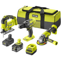 Ryobi Набор аккумуляторного инструмента ONE+ RCK183B-242S Ryobi Набор аккумуляторного инструмента ONE+ RCK183B-242S