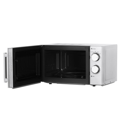 Мікрохвильова піч ARDESTO, 20л, мех.керув., 800Вт, відкр.ручкою, сріблястий Мікрохвильова піч ARDESTO, 20л, мех.керув., 800Вт, відкр.ручкою, сріблястий