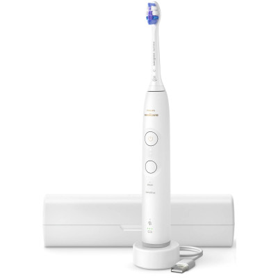 Щітка зубна електр. Philips, Sonicare 6100 Series, 62т. колив/хв, насадок-1, футляр, білий