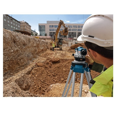 Нівелір оптичний Bosch Professional GOL 20D, до 60м, ±3.0мм/30м, зум х20, 1.5кг