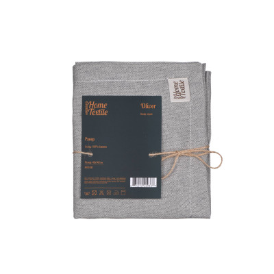 Ранер ARDESTO Oliver, 40х140см, 100% бавовна, сірий