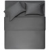КПБ 2.0сп ARDESTO Mix&Match, підковдра 200х220см, простирадло 240х260см, наволочки (2) 50х70см, 100% бавовна, сатин, сірий