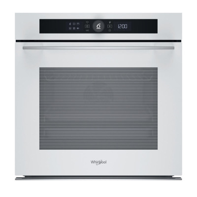 Духова шафа Whirlpool електрична, 73л, A+, дисплей, конвекція, піроліз, телескопічні напрямні, білий