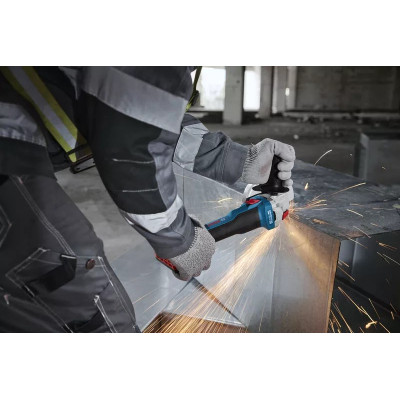 Шліфмашина кутова акумуляторна Bosch Professional GWS 18V-8 125мм 18В 2x4А·год 0-11000об/хв 1.7кг кейс ЗП GAL 18V-40