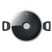 Tefal Каструля Unlimited, скляна кришка, 5,3 л, чорний, алюміній