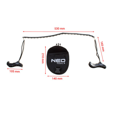 Neo Tools Пилка ручна ланцюгова, 53см, 150г Neo Tools Пилка ручна ланцюгова, 53см, 150г