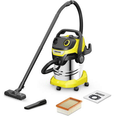 Karcher Пилосос господарський D 5 S V-25/5/22, 1100 Вт, 25 л, 5 м, 8.57 кг Karcher Пилосос господарський D 5 S V-25/5/22, 1100 Вт, 25 л, 5 м, 8.57 кг