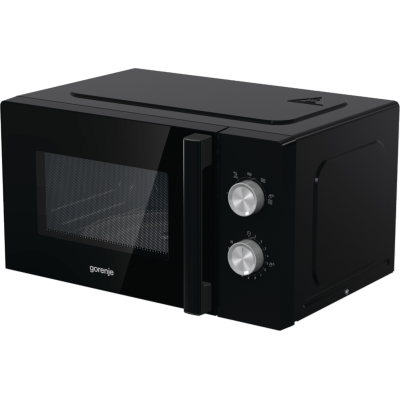 Мікрохвильова піч Gorenje, 17л, мех. керув., 700Вт, чорний