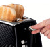 Тостер Russell Hobbs GrooWe 2 Slice 850Вт, підігрів, розморожування, пластик, чорний