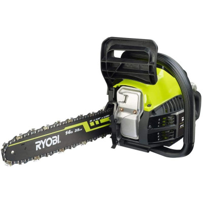 Пила ланцюгова бензинова Ryobi RCS3835T POWR ХТ 35см 1.5 кВт/2л.с. 37.2см3 антивібраційна підвіска 6.8кг (5133002386)