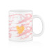 ARDESTO Чашка Hello, 330мл, кераміка, біло-рожевий