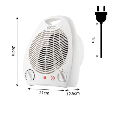 Тепловентилятор Neo Tools, 25м2, 2000Вт, мех. упр-ния, спиральный нагрев. элемент, белый Тепловентилятор Neo Tools, 25м2, 2000Вт, мех. упр-ния, спиральный нагрев. элемент, белый