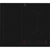 Варильна поверхня Electrolux індукційна, 60см, розширена зона, датчик кипіння, Hob2Hood, чорний матовий