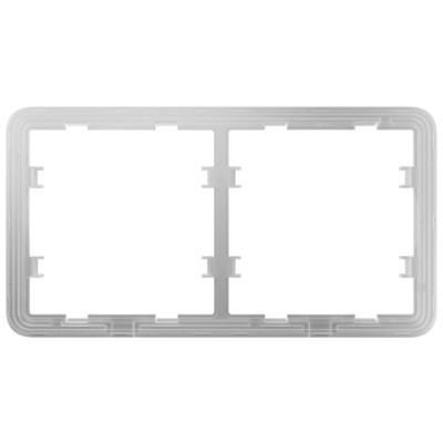 Рамка для вимикача на 2 секції Ajax Frame 2 seats for LightSwitch