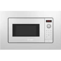 Мікрохвильова піч Bosch вбудована, 21л, електр. керув., 800Вт, дисплей, білий Мікрохвильова піч Bosch вбудована, 21л, електр. керув., 800Вт, дисплей, білий
