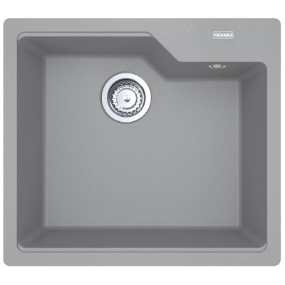 Мийка кухонна Franke Urban фраграніт, прямокут., без крила, 560х500х230мм, чаша - 1, врізна, сірий камень