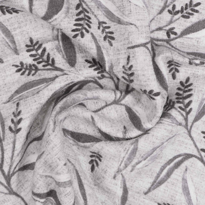 Набір рушничків для кухні ARDESTO Grey leaves 38х63см, 2шт, 100% бавовна, cірий