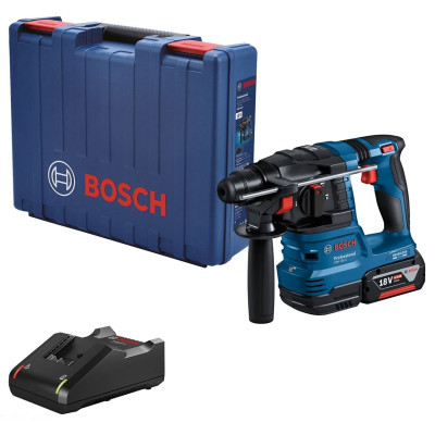 Bosch Перфоратор GBH 185-LI, акумуляторний, 18В, SDS-Plus, 1.9Дж, безщітковий, 1х4.0Ah
