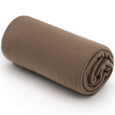 Плед ARDESTO Fleece, 130x160см, 100% поліестер, бежевий