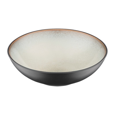 ARDESTO Тарілка супова Bolzano, 630мл, 18см, кераміка, чорно-зелений