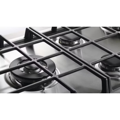 Варильна поверхня Electrolux газова, 30см, чавун, Доміно, нерж EGG3322NVX