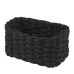 Набір кошиків плетених для зберігання ARDESTO Prestigio (3.3/2.2/1.4л), 3 предмети, паперовий шпагат, чорний
