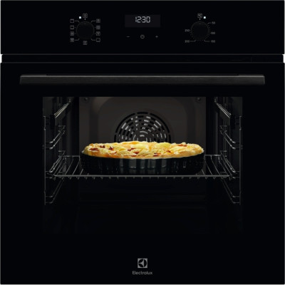 Electrolux Духова шафа електрична, 65л, А, пара, дисплей, конвекція, телескопічні напрямні, чорний Electrolux Духова шафа електрична, 65л, А, пара, дисплей, конвекція, телескопічні напрямні, чорний
