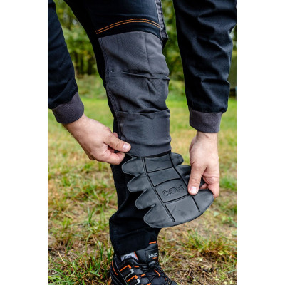 Наколінники захисні Neo Tools, вставки-наколінники, піноматеріал, 28х17х2см, чорний