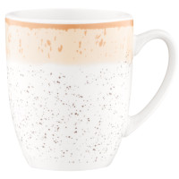 ARDESTO Чашка Siena, 360мл, порцеляна, біло-жовтий