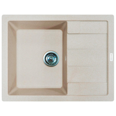 Мийка кухонна Adamant Anila, штучний камінь, прямокут., з крилом, 645х495х200мм, чаша - 1, врізна, Avena