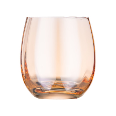 ARDESTO Набір склянок низьких Black Mars Amber 480мл, 2шт, скло, золотистий ARDESTO Набір склянок низьких Black Mars Amber 480мл, 2шт, скло, золотистий