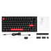 Клавіатура механічна Lemokey  X4 84Key, Keychron Brown, USB-A, QMK/VIA, EN/UKR, Red led, чорний