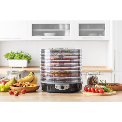 Sencor Сушка для продуктів SFD3109BK, 250Вт, 9 піддонів