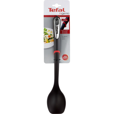 Ложка кухонна Tefal Ingenio, пластик, чорний