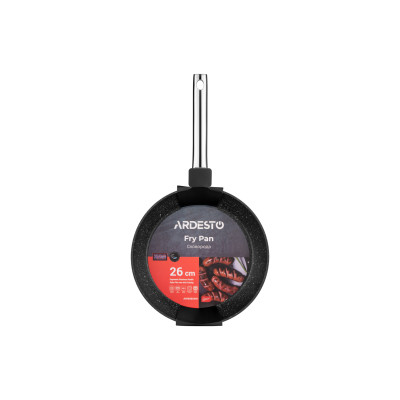 Сковорода Ardesto Gemini Abetone 26 см, черный, алюминий AR1926GBH Сковорода Ardesto Gemini Abetone 26 см, черный, алюминий AR1926GBH