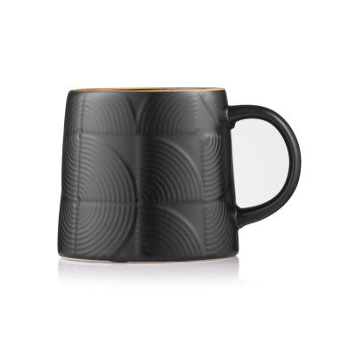 Чашка ARDESTO Dafne, 420мл, кераміка, чорний