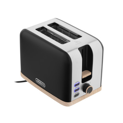 Тостер Ardesto T-F420BWD, 800 Вт, металлический, 2 слота, черный Тостер Ardesto T-F420BWD, 800 Вт, металлический, 2 слота, черный