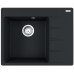 Мийка кухонна Franke Centro, фраграніт, прямокутник, з крилом, 620х500х200мм, чаша - 1, накладна, CNG 611-62 TL , чорний матовий Мийка кухонна Franke Centro, фраграніт, прямокутник, з крилом, 620х500х200мм, чаша - 1, накладна, CNG 611-62 TL , чорний матовий