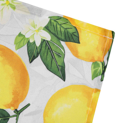 Скатертина ARDESTO Sicilian lemons 120х140см, 100% поліестер, зелений