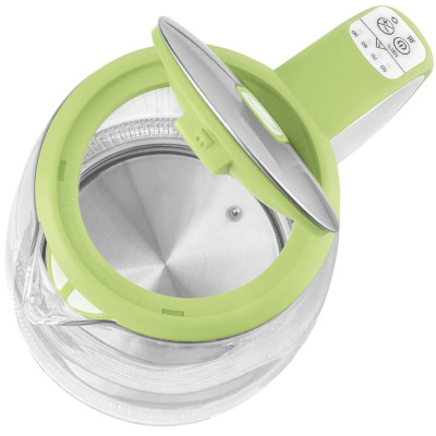 Електрочайник Sencor 2л, Strix, скло, 5 темп.реж, салатовий Електрочайник Sencor 2л, Strix, скло, 5 темп.реж, салатовий