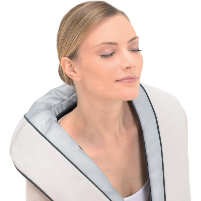 Масажер Beurer для шиї, від мережі, сіро-бежевий