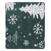 Плед ARDESTO Christmas Flannel 160х200см, 100% поліестер, ялинки