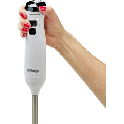 Блендер Gorenje заглибний 600Вт, чаша-600мл, білий