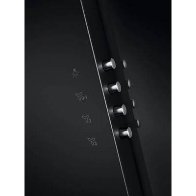 Витяжка Electrolux вертикальна, 60см, 600м куб год., чорний