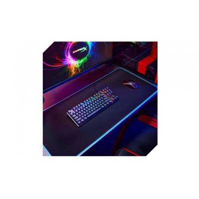 Клавіатура механічна HyperX Alloy Origins Core PBT 87key, Red, USB-A, EN/UA, RGB, чорний