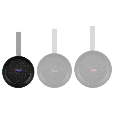 Сковорода Ardesto Gemini Marmo 24 см серый алюминий AR1924GMA